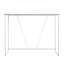 Caedin Metal Base Writing Desk