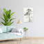 Arbre solitaire dans une brise douce I, paysage contemporain abstrait, art mural-124651583