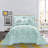 4 Piece Damask Oversized Embroidery Bedspread Set-1629558983-1629559027
