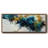 Teal Splat - Framed Canvas