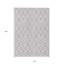 Tapis intérieur / extérieur ivoire lavable géométrique 10 pi x 14 pi