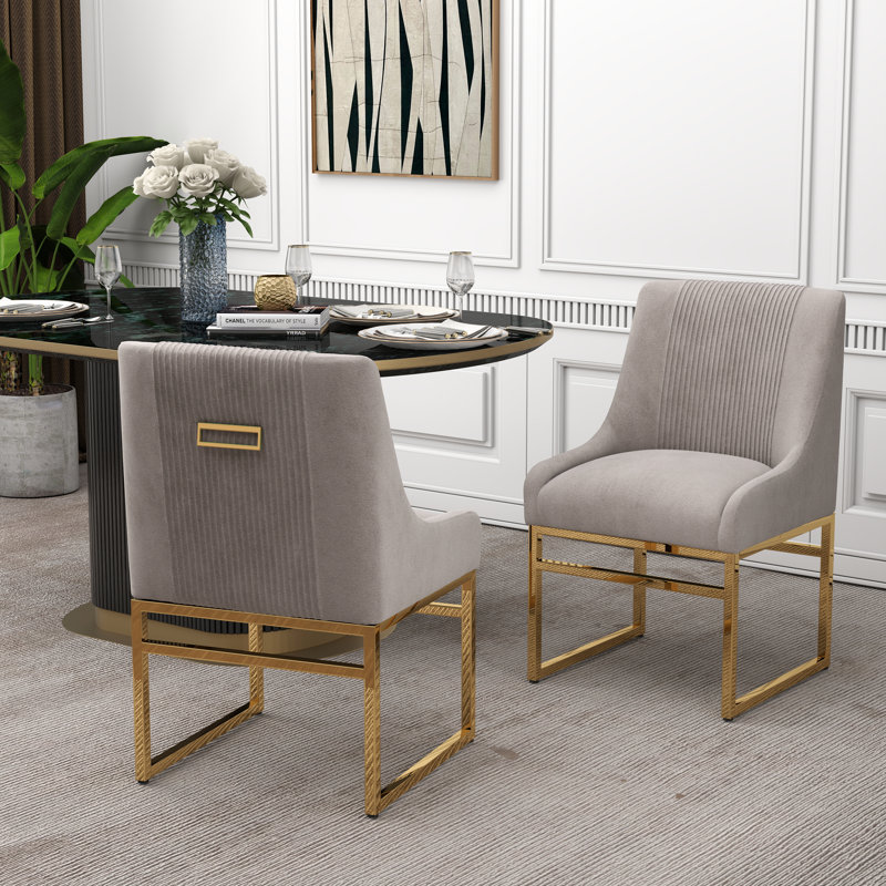 Chaise d'appoint Zanthia, Gris, 4