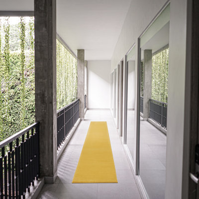 Tapis intérieur / extérieur jaune Nourison Essentials