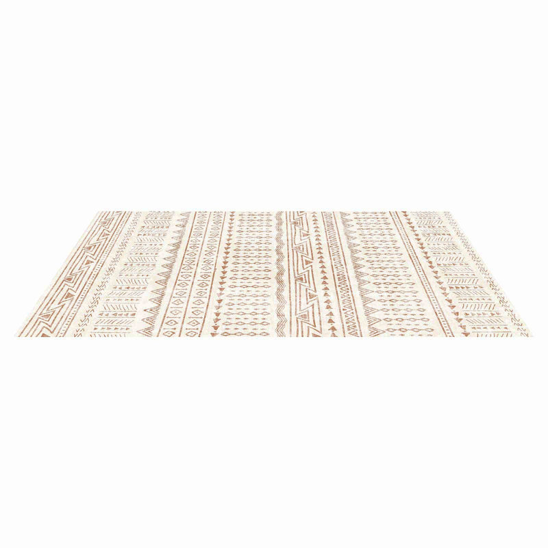 Large Area Rug 5 X 8 Ft Anti-Skid And Tear-Resistant Floor Mat Modern Beige, Rectangle 5' x 8'