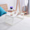 Plateau de table pliable pour ordinateur portable Odila, 21 x 14 x 10,5 po, plateau de service pour le petit déjeuner avec pieds pliables, pour travailler, lire et écrire, télé