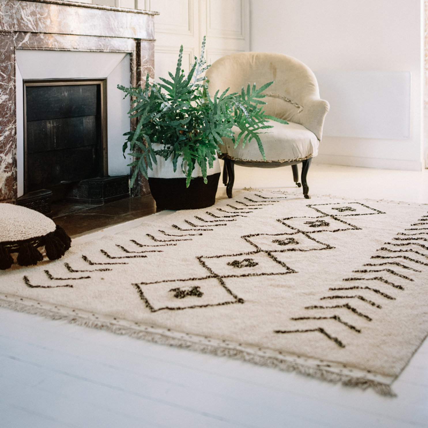 Bereber Classics Rhombs Washable Geometric Rug