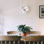 Décoration murale horloge ronde rose 12 po x 12 po