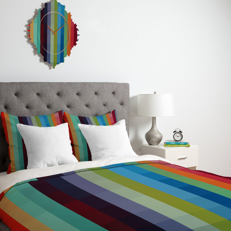 Madart Inc Striped Duvet Cover