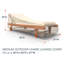 Housse pour chaise longue d'extérieur Eduardo-341382616