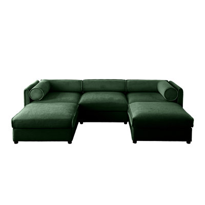 Chenille 3 canapé avec boîte de rangement - élégant et doux