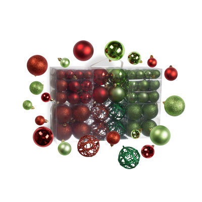 Ensemble d'ornement boule de Noël 100 pièces