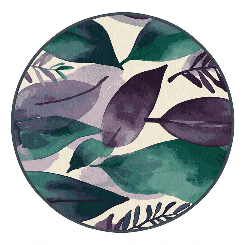 Veiled Canopy Rug, Round 3'