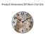 Horloge murale 12 po x 12 po