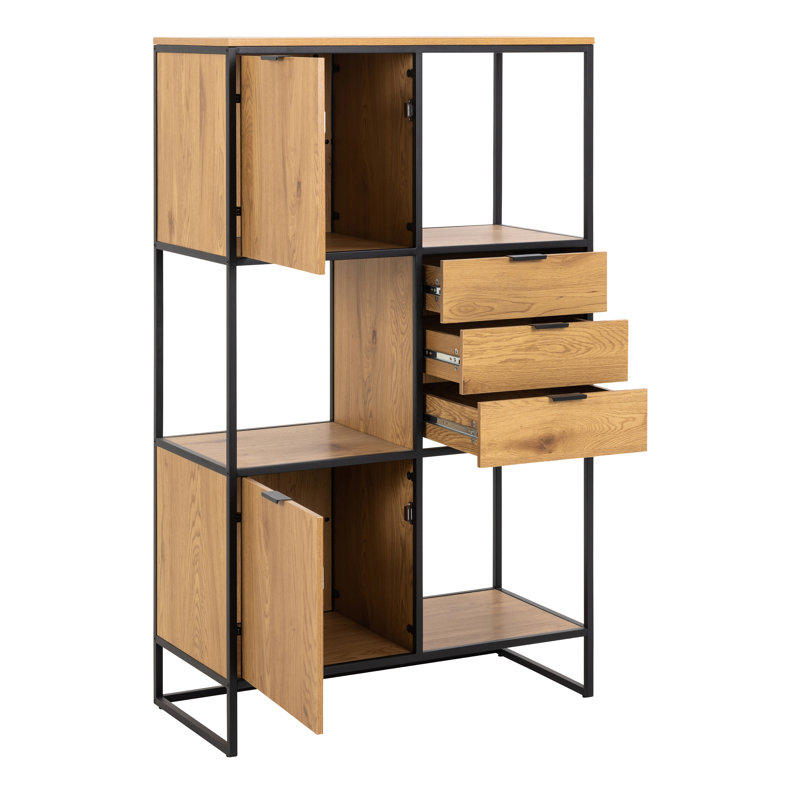 Anora 141cm H x 85cm W Standard Bookcase