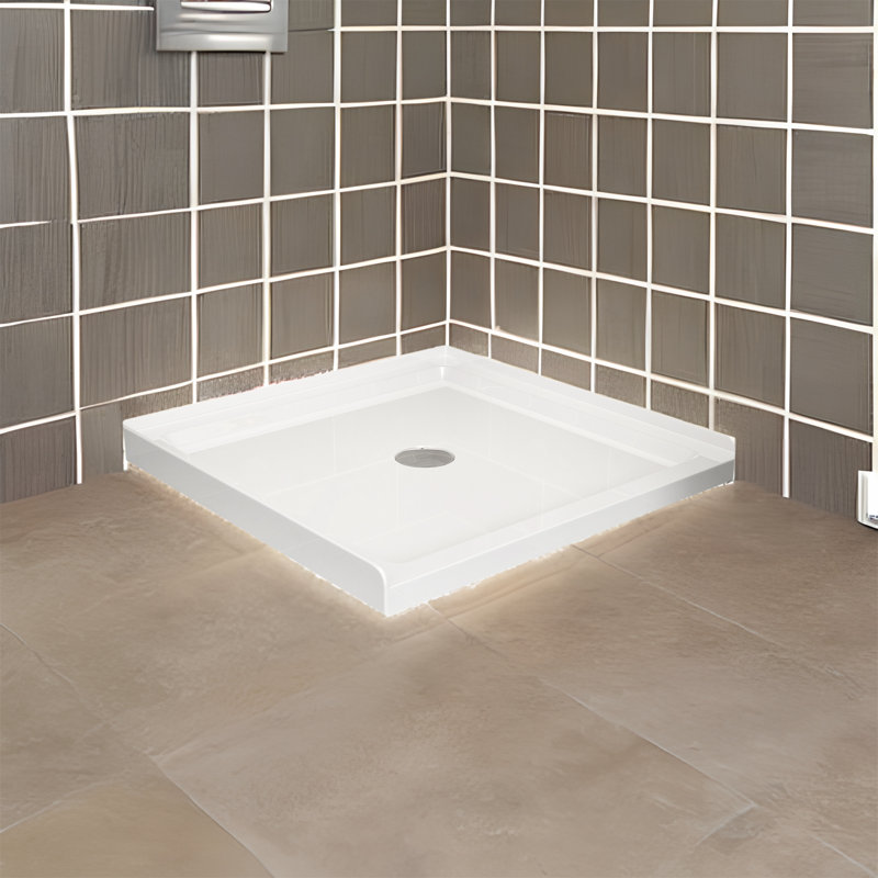 36'' W 36'' D Square Single Shower Base