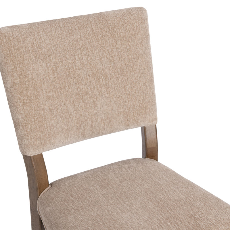 Arima Upholstered Dining Chair, Brown, Wheat Husk