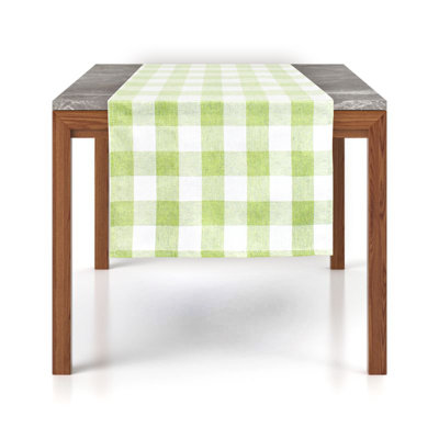 Blue Country Buffalo Plaid Table Runner