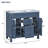 Deshonte Bathroom Vanity with Top Sink Modern Bathroom Storage Cabinet with 2 Doors and 2 Drawers-794181830