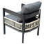 Ensemble de canapé d'extérieur en fer multi-personnes avec table, décoration en rotin, imperméable, antirouille, adapté au jardin, à la pelouse-121060099