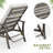 Aliriza Outdoor Metal Chaise Lounge Set with Table , Cushion Included