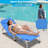 3-In-1 Heavy Duty Tanning Chair With Face And Arm Holes, Adjustable 5-Position Folding Chaise Lounge For Outdoor Sunbathing And Relaxation-1698789878