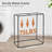 Double Laundry Hamper, 136L Laundry Sorter With Lid And Removable Bags, Clothes Hamper, Large 2 Section Clothes Basket With Handles For Small Space, Dorm, Closet, Bathroom, Black-1540850772