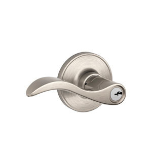 Seville Keyed (Entry) Door Lever, Matte Black