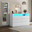 Commode 6 tiroirs avec miroir Kaydia
