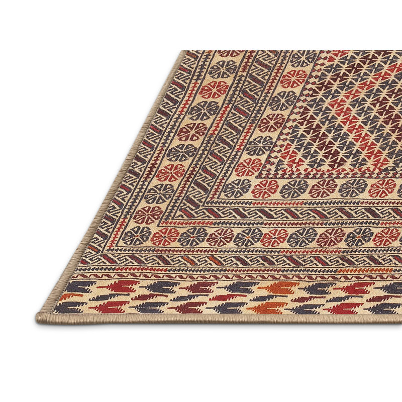 Oriental Indoor Rug, Rectangle 6' x 9'