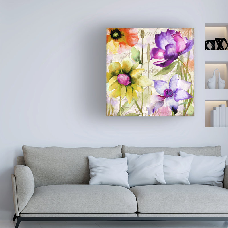 Art sur toile Sasha Afterglow II_ALI73323, H 14 po x l 14 po