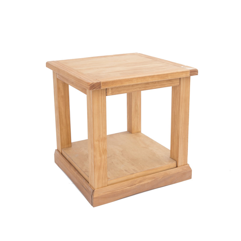 Frame End Table, Waxed