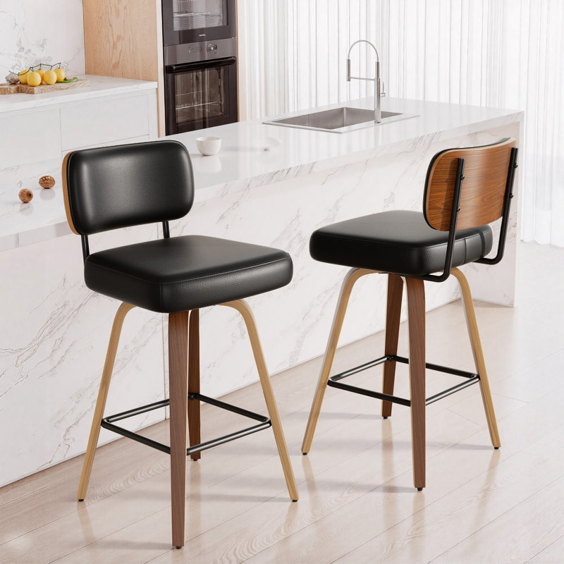 Counter Stool, Black, 2