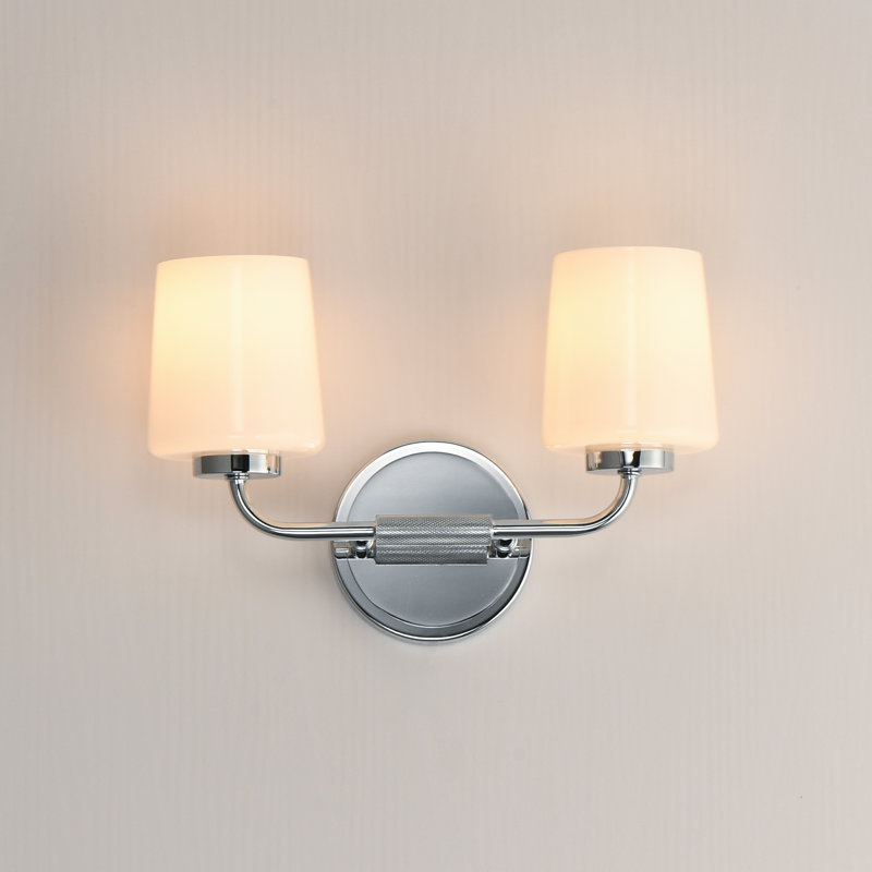 Applique murale Durham, Chrome poli