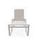 Holna Outdoor Rust-Resistant Metal Chaise Lounge
