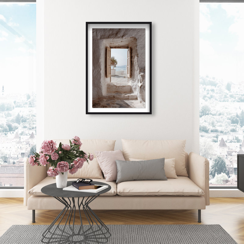 Mortar Meditation Print by Oliver Gal, 37.5"H x 25.5"W, Black Shadowbox