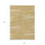 Tapis intérieur lavable rayé gris doré et ivoire 9 pi x 12 pi
