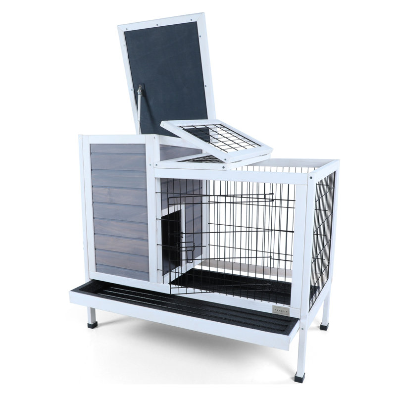 Cage pour lapin Ceevah, gris