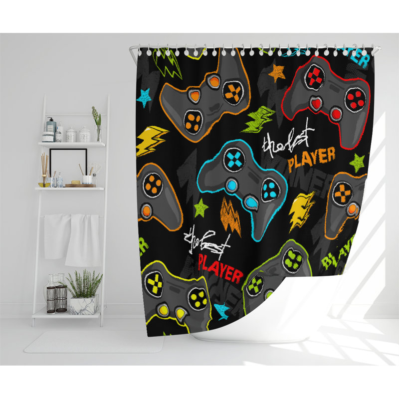 Encinal Polyester Shower Curtain Set