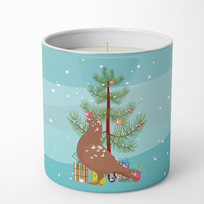 Ceramic Jar Candle with Holder