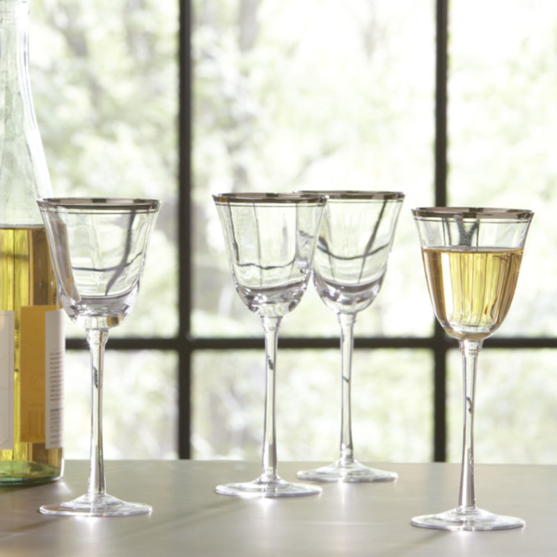 6 oz. Isalei Verre de cristal, Argent