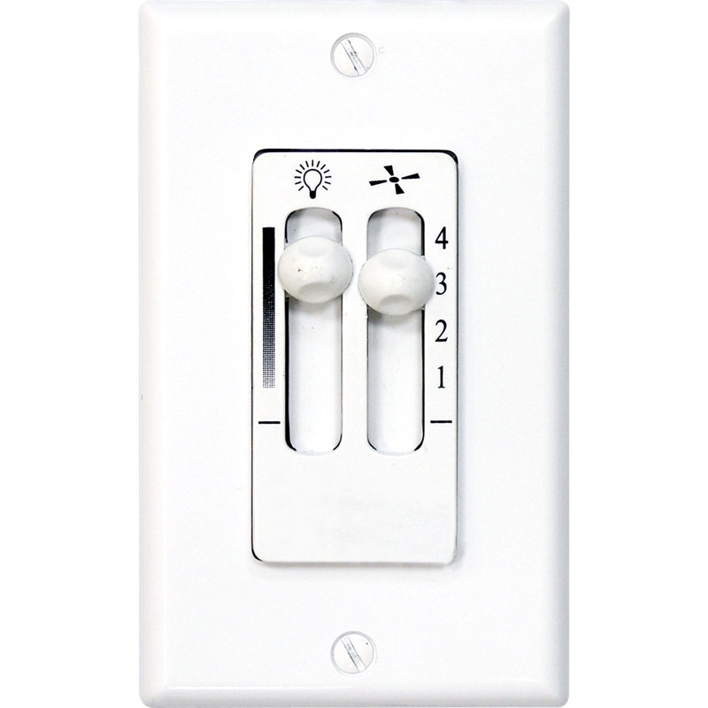 Engstrand 1-Gang Rocker Wall Plate for Ceiling Fan Speed and Lighting Control
