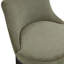 Tabouret de bar en chenille vert Lucia avec pieds en bois de hêtre-913424987-913424985