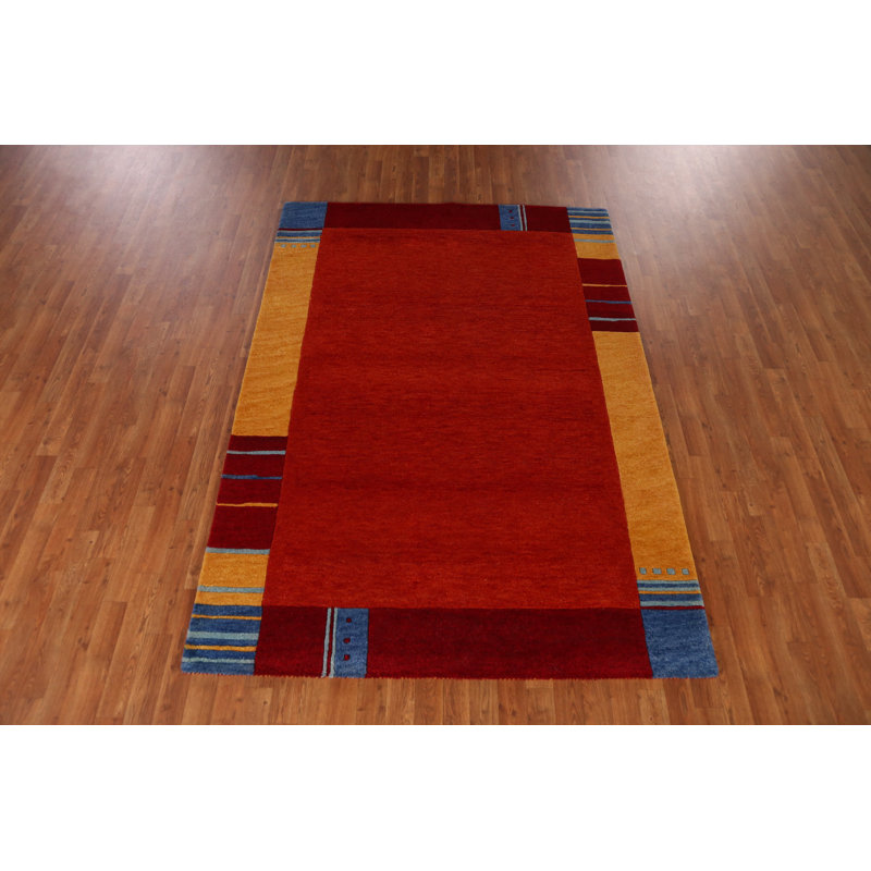 Tapis orange orange Gabbeh