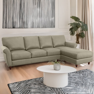 Cherish Genuine Leather Sectional
