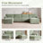 142" Modular Sectional Sofa