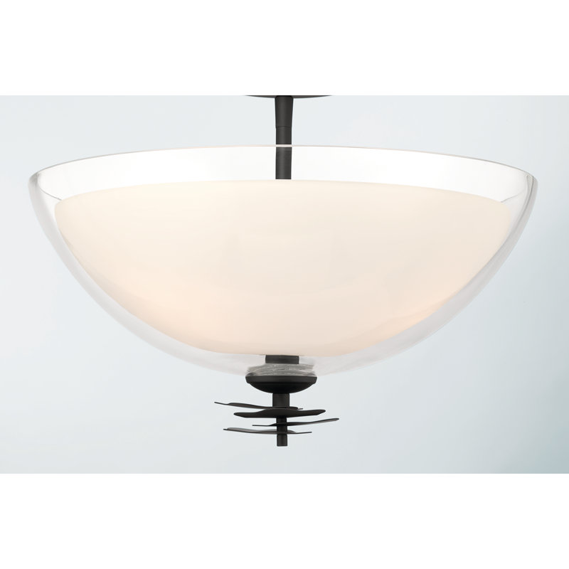 Elowen 15" 3-Light Semi-Flush Mount