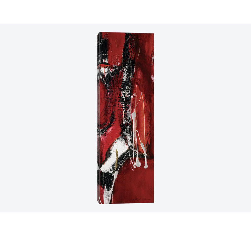 «Tango I», impression sur toile tendue, H 36 po x l 12 po x P 1,5 po, Toile tendue