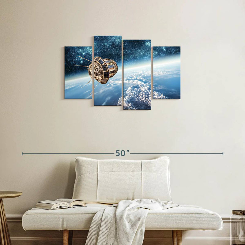 Oberle Outer Space Satellite, 22" H x 36" W