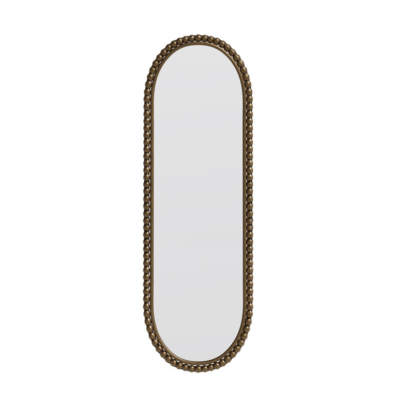 Miroir rétro Iron Art (miroir inclus seulement), Doré