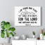 For the Lord Psalm 3: 5 Christian Wall Art, verset biblique imprimé prêt à être accroché-588988662